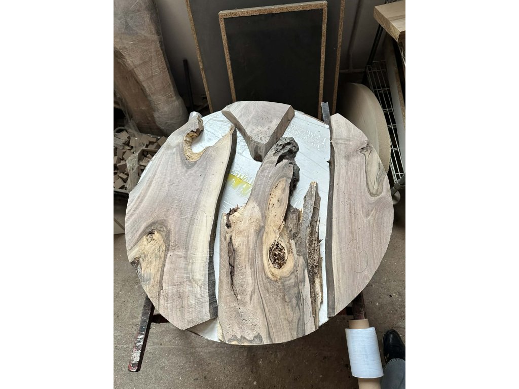 set na epoxidový kulatý stůl K34