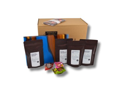 (ne)mlsej dárkové balení dobrot epoxy podnos, káva