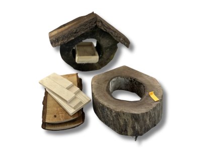 set pro kutily budka pro ptáky