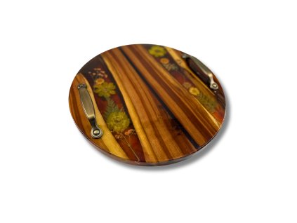 Epoxidový podnos švestka flowe 2rs