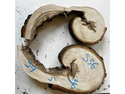 Atypický koláč na epoxid, dřevo S56