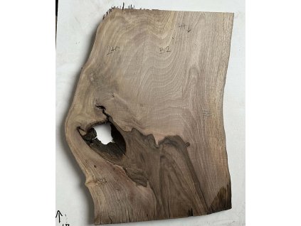 atypické prkno, dřevo na epoxid B2