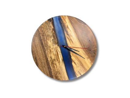 epoxidové hodiny modré