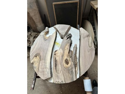 set na epoxidový kulatý stůl K34