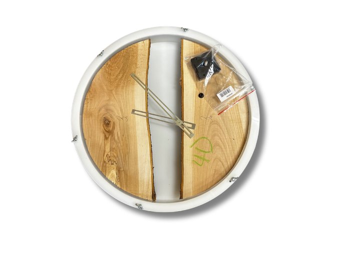 set na epoxidové hodiny třešeň 3 průměr 40 cm, set pro kutily 2