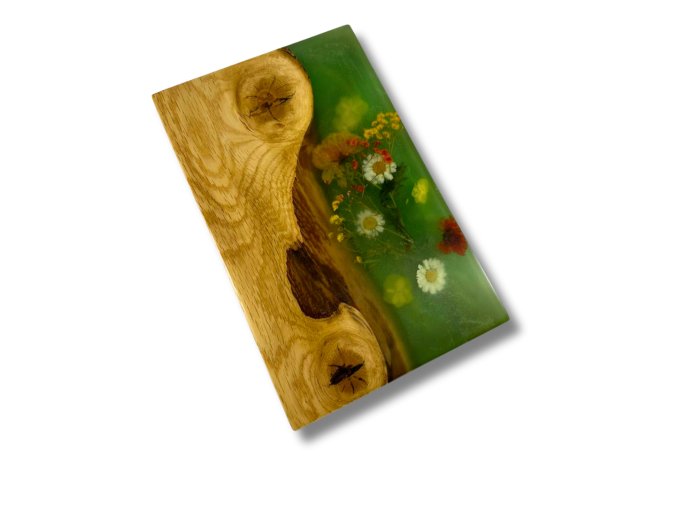 epoxidovy podnos kvetiny zelena 2