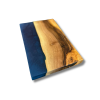 epoxidový podnos ořech, modrý epoxid epomarst design epoxy