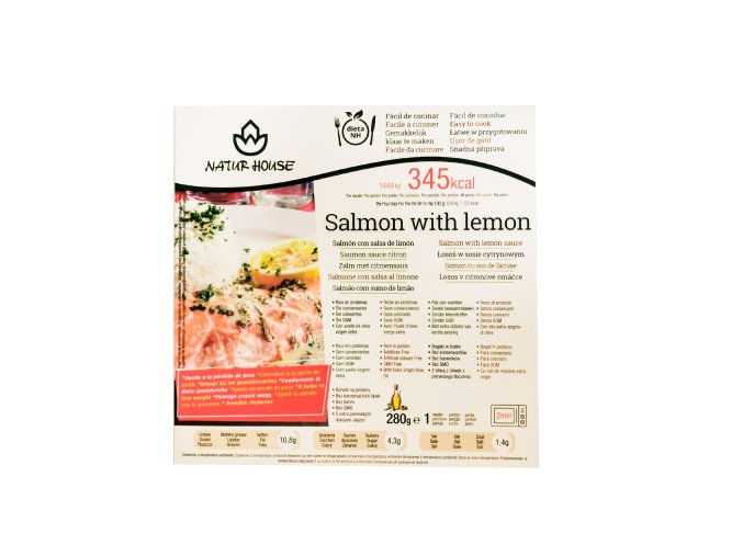 Salmon with lemon mala