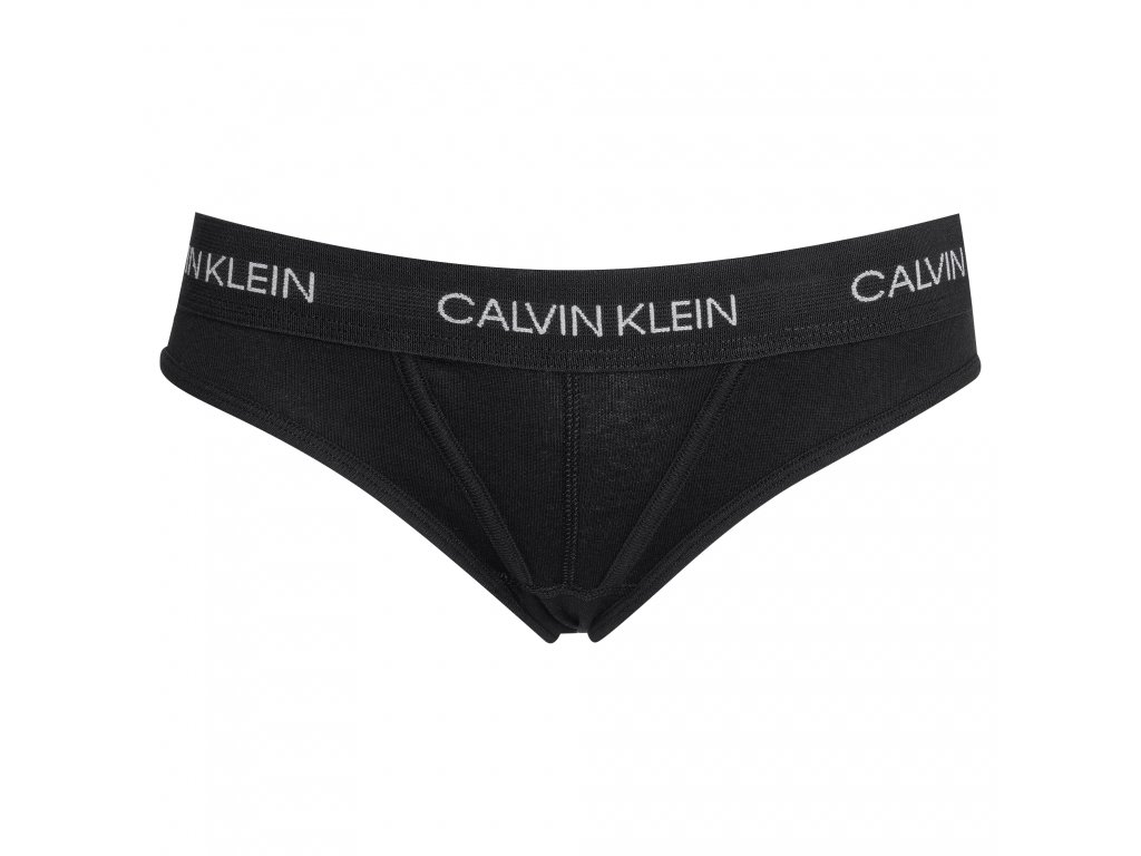 Dámské kalhotky Calvin Klein černé- Limitovaná Kolekce Statement Bikini Brief (000QF5252E-001 QF5252E )