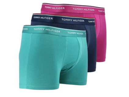 Tommy Hilfiger 3 KS BALENÍ Boxerek kolekce - Premium Essentials se středně dlouhou nohavičkou (TH 3PACK Trunk 1U87903842 086
