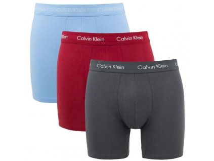 Calvin Klein 3KS BALENÍ Boxerek s dlouhou nohavičkou barevné ( NB1770A LKZ)