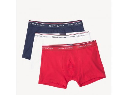 Tommy Hilfiger 3KS BALENÍ Boxerek se středně dlouhá nohavička limitovaná kolekce - Premium Essentials v Typických barvách značky TH (TH 3PACK Trunk 1U87903842 611)