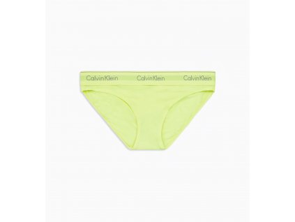 Dámské kalhotky Calvin Klein Žluto zelené Neon BIKINI BRIEF - MODERN COTTON (000QF1671E 3ZA)