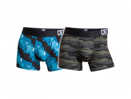 Sportovní boxerky 2pack značky CR7 limitované kolekce dlouhá nohavička 8502-49-415