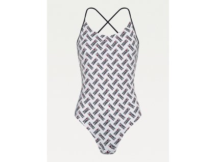 Tommy Hilfiger Dámské plavky jednodílné limitovaná kolekce (UW0UW02945 0K4 Cheeky one-piece)