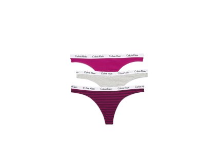 3pack dámských tang Calvin Klein QD3587E-KRB hlavní
