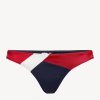 Brazilian Dámský plavkový spodek Tommy hilfiger Klasické barvy UW0UW01538 416 ( RETRO COLOUR-BLOCKED BRAZILIAN BIKINI BOTTOMS)