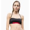 Calvin Klein ČERNÝ Bandeau-RP Dámský plavkový vršek (KW0KW00552 094 ICON CORE)
