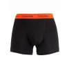 CK 3KS BALENÍ Boxerek se středně dlouhou nohavičkou Calvin Klein černé + barevná guma ( 3pack trunks U2662G gmp)