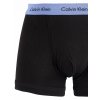 CK 3KS BALENÍ Boxerek se středně dlouhou nohavičkou Calvin Klein černé + barevná guma ( 3pack trunks U2662G gmp)