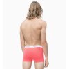 Calvin Klein 2ks balení - boxerek modern cotton stretch s krátkou nohavičkou šedé a lososové s bílou gumou ( NB1086A_KGQ / 000NB1086A_KGQ )