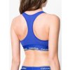 Calvin Klein limitovaná kolekce  Dámská podprsenka  Modern cotton Bralette modrá s žlutým logo nápisem F3785E-PZ6