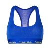 Calvin Klein limitovaná kolekce  Dámská podprsenka  Modern cotton Bralette modrá s žlutým logo nápisem F3785E-PZ6