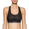 Calvin Klein podprsenka - Braletka - Modern Cotton - Limitovaná kolekce Censored Logo - černá - qf1879e-ej1 - black zepředu