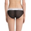 Krajkové kalhotky/bikini s přední bavlněnou částí Calvin Klein limitovaná kolekce černé CK QF4584E 001
