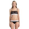 Krajkové kalhotky/bikini s přední bavlněnou částí Calvin Klein limitovaná kolekce černé CK QF4584E 001