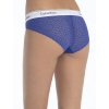 Krajkové kalhotky/bikini s přední bavlněnou částí Calvin Klein limitovaná kolekce modré CK QF4584E PZ6