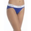 Krajkové kalhotky/bikini s přední bavlněnou částí Calvin Klein limitovaná kolekce modré CK QF4584E PZ6