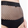 Calvin Klein dámský plavkový spodek - černý - vysoký Intense Power  KW0KW00639 094 ( Mesh High Waist Bikini CK - PVH BLACK) b