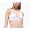 Calvin Klein Dámský plavkový vršek - Bílý mesh Triangle RP (KW0KW00561_143 ck - mesh triangle - INTENSE POWER )
