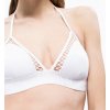 Calvin Klein Dámský plavkový vršek - Bílý mesh Triangle RP (KW0KW00561_143 ck - mesh triangle - INTENSE POWER ) d