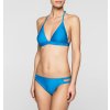 Dámský Plavkový vršek Calvin Klein Modrý, lesklý trojúhelník Triangle CK (KW0KW00015 488) (Velikost podprsenky S)