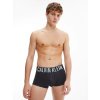 Calvin Klein 2pack Intense Power boxerek s krátkou nohavičkou černé s barevnou  gumou (Low rise trunk 000NB2599A 1QI NB2599A 1QI)