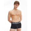 Calvin Klein 2pack Intense Power boxerek s krátkou nohavičkou černé s barevnou  gumou (Low rise trunk 000NB2599A 1QI NB2599A 1QI)