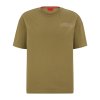 Khaky Modalové tričko Hugo by Hugo Boss Pánské tričko volnějšího střihu regular fit  50478916 345 relaxed fit