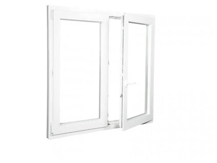 dvoukridle plastove bile okno 150x120