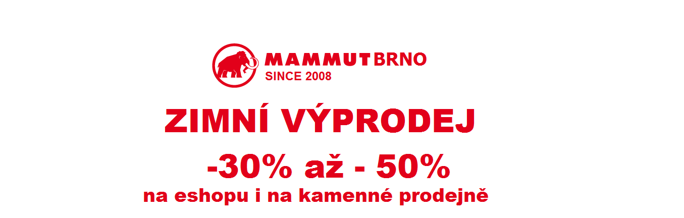 Mammutí Zimní výprodej -30% až -50%