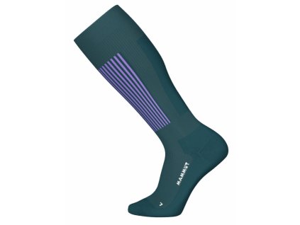 Ski Mountaineering Merino Knee Socks deep teal