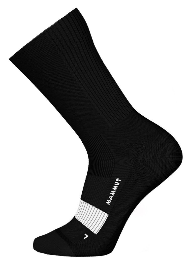 Mammut     Mammut All-Mountain Targeted Cushion Merino Crew Socks Barva - Velikost: Černá - 36-38