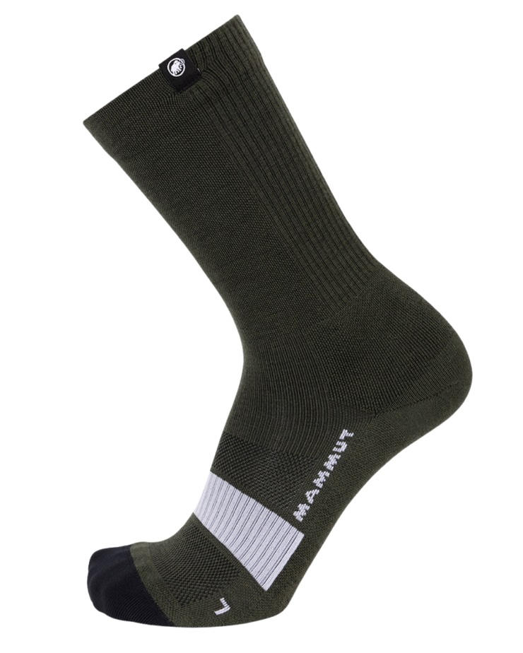 Mammut     Mammut All-Mountain Targeted Cushion Merino Crew Socks Barva - Velikost: Zelená - 36-38