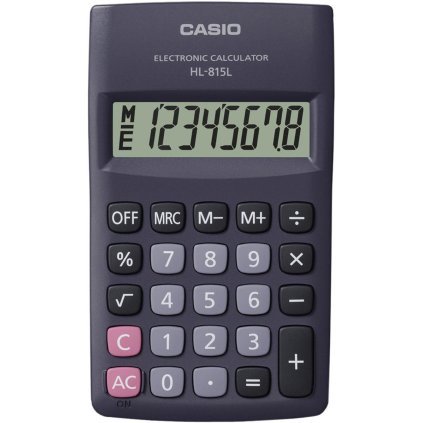 Kalkulačka Casio HL 815 BK 70x118
