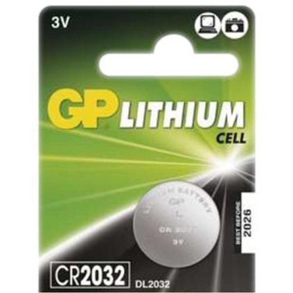 Baterie GP CR 2032 3V knoflík B15322