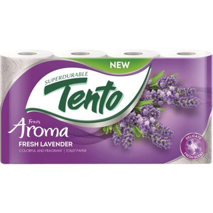 Toaletní papír TENTO Fresh Levander2-v/8 balení 64ks