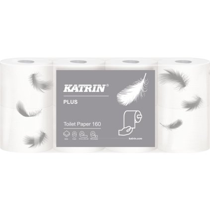 Toaletní papír Katrin Plus 2-vr./8 balení 56ks