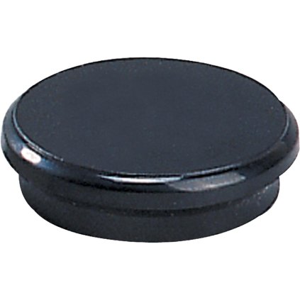 Magnet plastový 24mm černá 95524