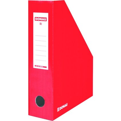 Archivní box zkosený červený 8cm